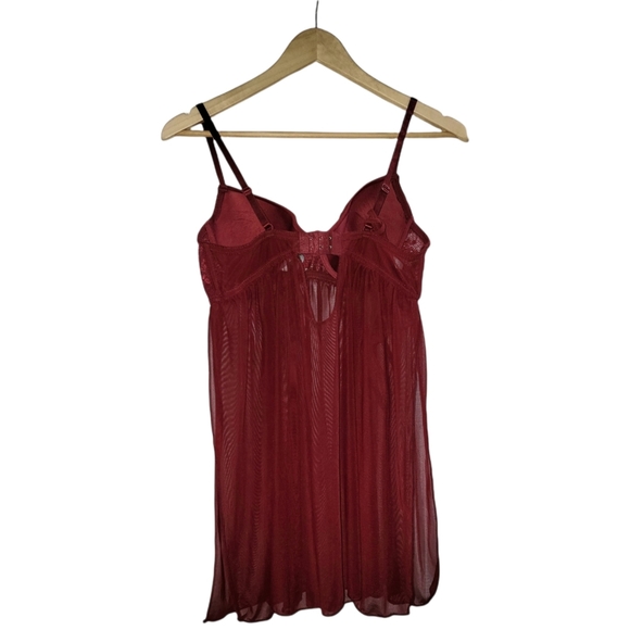 Burgundy Teddy From Fashion Nova - Picture 5 of 8